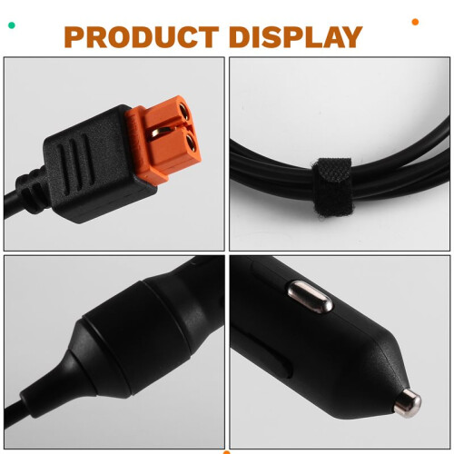 Portable Car Charging Cable Car Charging Connector for  Solar Generators Adapter Cable 2