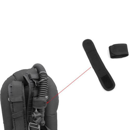 2X Scuba Diving Backmount Sidemount BCD Epaulet Airway Holder BCD Backmount Accessori 1