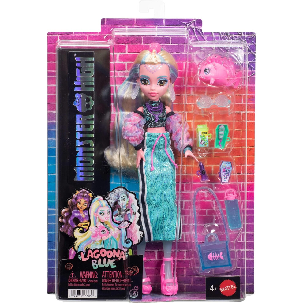 Monster High Lagoona - Jhk33 Blue
