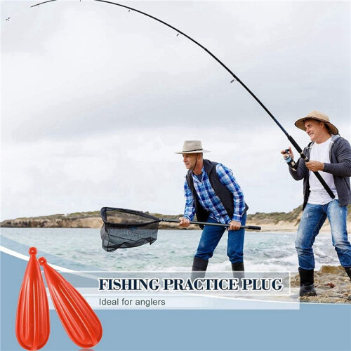 Fishing Practice Plug Fishing Casting Plug Baitcasting Rubber Practice Plug Suitable for Improving Casting Skill,18Pcs 2