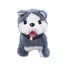 Furry Puppy Toy Lovely Christmas Walking Toy Ornament-HA G