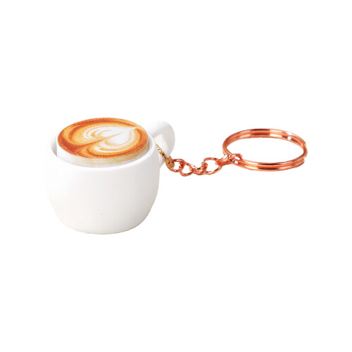 Adorable porte-clés tasse à café doté d'un mécanisme de-3