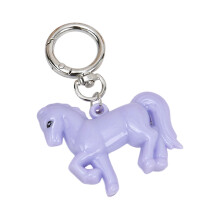 Gift Keychain Horse Charm Suitable for Birthdays-Purple