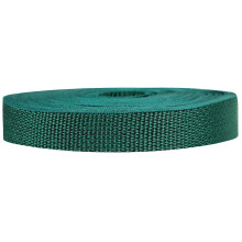 Strapworks Poly Strapping for Outdoor DIY Gear Repair, Pet Collars, Crafts, pp, Forest Green, 3/4" x 25 Yard