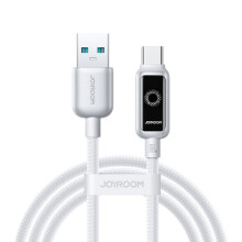 Joyroom USB-A auf USB-C Schnellladekabel 66 W, 1,2 m - Weiß