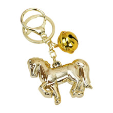 Stijlvolle tasaccessoire paardensleutelhanger in 3D-ontwerp-Goud
