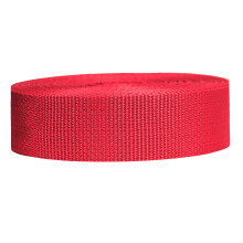 Strapworks Lightweight Polypropylene Webbing - Poly Strapping for Outdoor DIY Gear Repair, Pet Collars, Crafts ? 1.5 Inch x 10 Yards - Red