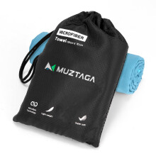 Muztaga Microfibre Towel Extra Large for Beach, Travel, Swimming, Bath? Quick Dry, Ultra Compact, Sand Free, Lightweight & Super