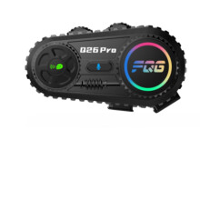 HK&HankeQ26Pro- Motorradhelm-Headset mit Bluetooth-Intercom-System, 2-Wege-Kommunikation, 18 Stunden Sprechzeit, IPX6 wasserdicht.