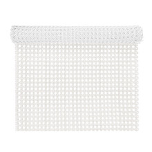 ALLINKIT Plastic Cane Webbing Roll 16inch X 3.3ft, Handwoven PP Synthetic White Rattan Rolls, Faux Cane Open Weave Mesh for DIY Furniture Decoration -