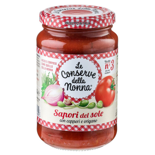 Le Conserve della Nonna Σάλτσα Μεσογειακού Τύπου 350g