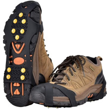 Aliglow Ice Snow Grips Over Shoe/Boot Traction Cleat Spikes Anti Slip Footwear