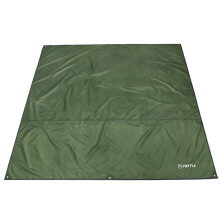 Azarxis Camping Tent Tarp Waterproof Tarpaulin Groundsheet Sunshade Awning Hammock Canopy Footprint Ground Sheet Rain Fly Shelter Blanket Mat (Army