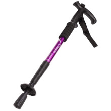 Hiking Poles - Telescopic Trekking Poles with Adjustable Walking Sticks, Lightweight & Portable - Wrist Strap for Men, Women & Seniors - 3 Sections