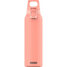 SIGG - Insulated Water Bottle - Thermo Flask Hot & Cold One Light - with Fruit Strainer - Leakproof - BPA Free - 18/8 Stainless Steel - Pink - 0.55L