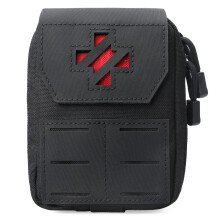 WYNEX Molle IFAK First Aid Pouch, Tactical Medical Trauma Pouch MED EMT Belt Pouch Small Portable Utility Emergency Survival Pack with Immediate