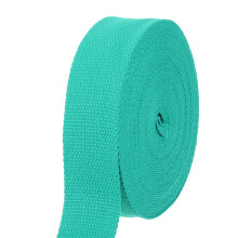 sourcing map Cotton Webbing 1.5 Inch 11 Yard Polyester Cotton Weave Webbing Strap Twill Tape Ribbon for Arts and Crafts Webbing Tote Bag Handles Cloth