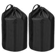 PATIKIL Stuff Sack, 2 Pcs 10 x 20 Inch Waterproof Outdoor Storage Sack Portable Drawstring Dust Flap Bag Lightweight Sleeping Bag for Camping Hiking