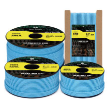 Kamu Synber Paracord 2mm 3 Strands 30M 100% Nylon Rope Type I Parachute Cord for Craft, Outdoor, DIY, Camping | Support 90kg | Sky Blue