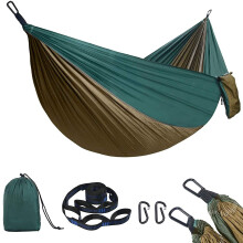 flintronic Camping Hammock Outdoor, 275 x 140 cm Lightweight Hammock, Load Capacity up to 300 kg, Breathable, Quick-drying & Portable for Patio, Yard,