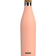 SIGG - Insulated Water Bottle - Meridian - Leakproof - Extra Slim - BPA Free - Plastic Free - Double Walled 18/8 Stainless Steel - Bamboo Screw Top -