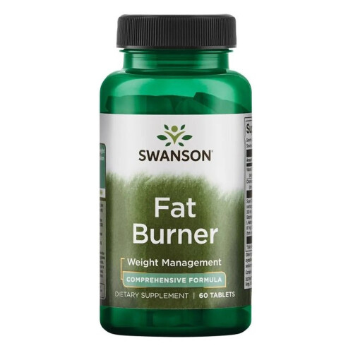 Swanson Fat Burner 60 Vegan Tablets | Weight Management Formula | Comprehensive Blend