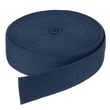DMiotech 25 Yard x 2 Inch Width Nylon Webbing Strap Poly Flat Webbing Strapping for DIY Craft Backpack Strapping, Sewing, Outdoor Gear Repair, Navy