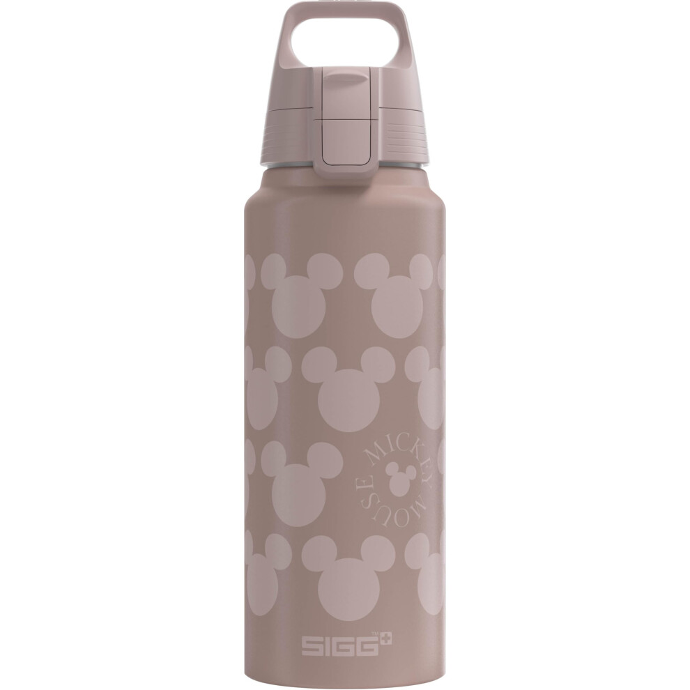 Sigg - Aluminum Water Bottle - Wmb Pathfinder Disney Mickey Mouse Pattern - Climate Neutral Certified - Suitable For Carbonated Beverages - Leakproof