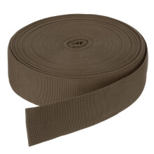 DMiotech 50 Yard x 2 Inch Width Nylon Webbing Strap Poly Flat Webbing Strapping for DIY Craft Backpack Strapping, Sewing, Outdoor Gear Repair, Dark