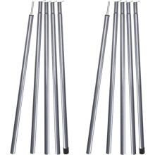 MI CASA Tent Tarp Poles Set of 2, Universal Telescopic Adjustable Aluminium Camping Awning Poles Tent Accessories for Headroom Canopy Porch Sun Shade