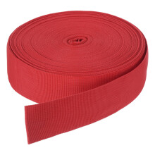DMiotech 50 Yard x 2 Inch Width Nylon Webbing Strap Poly Flat Webbing Strapping for DIY Craft Backpack Strapping, Sewing, Outdoor Gear Repair, Red