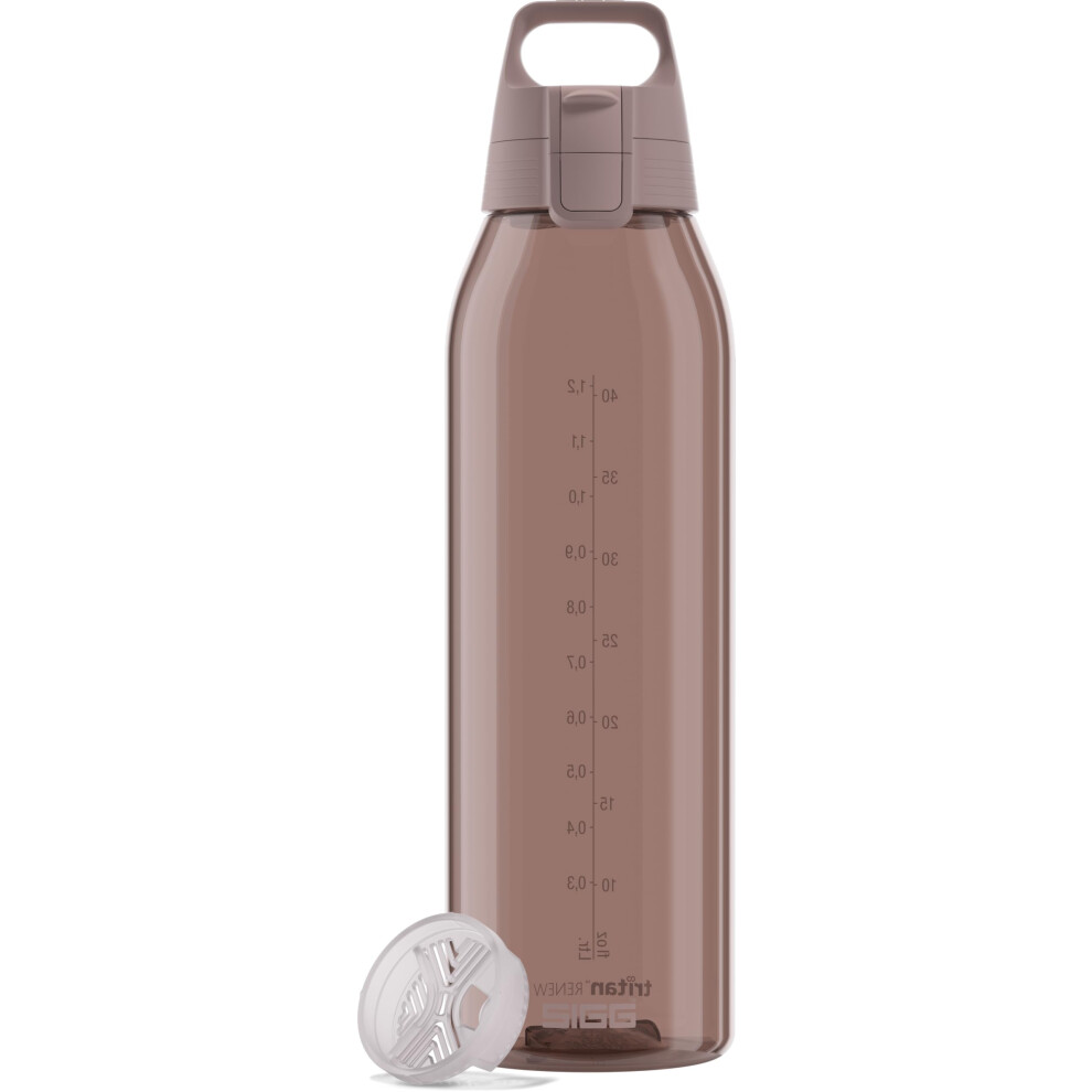 Sigg - Tritan Water Bottle - Total Color One Dusk - Suitable For Carbonated Beverages - Dishwasher Safe - Leakproof - Featherweight Bpa Free - 1.5L
