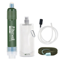 Personal Water Filter, 4000L Portable Water Filter Kit for Hiking, Camping, Travel, 0.01 Micron Filter with Straw, Remove 99.9% Bacteria, Reusable