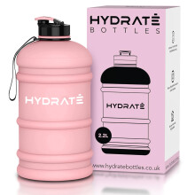 HYDRATE XL Jug 1.3 Litre Water Bottle - BPA Free with Nylon Strap and Flip Cap for Daily Use - Hydration Bottle for Active Lifestyles - Reliable for