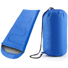 True Face Lightweight Camping Sleeping Bag Portable Rectangular Sleep Bag for Outdoor, Hiking, Travel & Backpacking Royal Blue