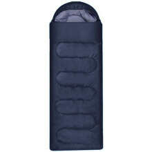 True Face Lightweight Camping Sleeping Bag Portable Rectangular Sleep Bag for Outdoor, Hiking, Travel & Backpacking Navy