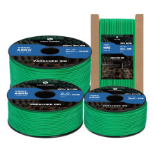 Kamu Synber 2mm Paracord 100M 100% Nylon Rope 1 Strand Type I Parachute Cord for Crafting, Outdoor, DIY, Camping | Support 45kg | Jade Green