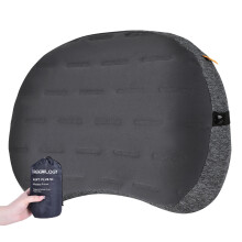 TREKOLOGY Camping Pillow - Premium Inflatable Pillow for Camping, Beach, and Travel - Ultimate Comfort for Adults (Grey)