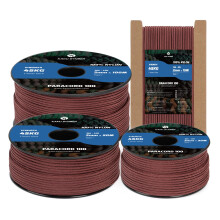 Kamu Synber 2mm Paracord 50M 100% Nylon Rope 1 Strand Type I Parachute Cord for Crafting, Outdoor, DIY, Camping | Support 45kg | Chocolate Brown