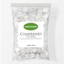 Yarchonn 200pcs Face Towel Coin Sized Compressed Hand Towels Portable Compact Disposable Wipes Tissues Handy for Outdoor Hiking Camping Traveling or