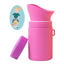 KIDDIWHIZZ Portable Toilet/Travel Potty Holiday Essentials for Kids - Ideal for Potty Training, Camping, Car Journeys & Travel - Unisex Silicone Pee
