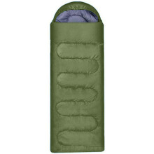 True Face Lightweight Camping Sleeping Bag Portable Rectangular Sleep Bag for Outdoor, Hiking, Travel & Backpacking Khaki