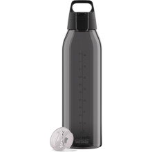 Sigg - Tritan Water Bottle - Total Color ONE Anthracite - Suitable For Carbonated Beverages - Dishwasher Safe - Leakproof - Featherweight BPA Free -