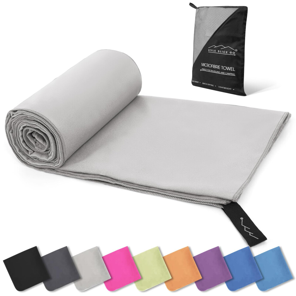 Photos - Golf Style Slice Microfibre Towel - Quick-Dry Lightweight Super Absorbent Travel Towel Sports Beach Gym Camping Hiking Drying - S