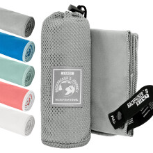 Backpacker's Journey Microfibre Travel Towel Sets? Quick Dry, Lightweight, Ultra Absorbent & Antibacterial ? Beach, Camping, Gym & Swim ? Sizes S to