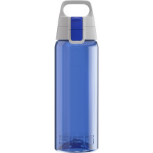 Sigg - Tritan Water Bottle - Total Color ONE Blue - Suitable For Carbonated Beverages - Dishwasher Safe - Leakproof - Featherweight BPA Free - 0.6L