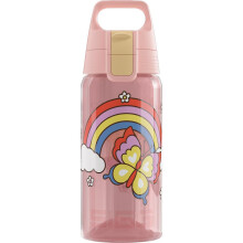 Sigg - Sports Water Bottle For Kids - Viva One Rainbow - Suitable For Carbonated Drinks - Leakproof - Dishwasher Safe - BPA Free - School & Bike -
