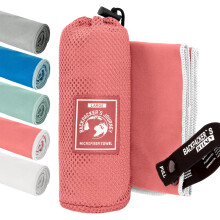 Backpacker's Journey Microfibre Travel Towel Sets? Quick Dry, Lightweight, Ultra Absorbent & Antibacterial ? Beach, Camping, Gym & Swim ? Sizes S to