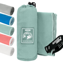 Backpacker's Journey Microfibre Travel Towel Sets? Quick Dry, Lightweight, Ultra Absorbent & Antibacterial ? Beach, Camping, Gym & Swim ? Sizes S to