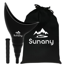 Female Urinal, Female Silicone Urination Device Portable Urinal for Women Pee Standing Up, Reusable Women Pee Funnel for Camping, Hiking, Outdoor